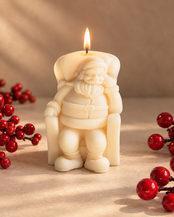 Babbo Natale Mood Candles acceso