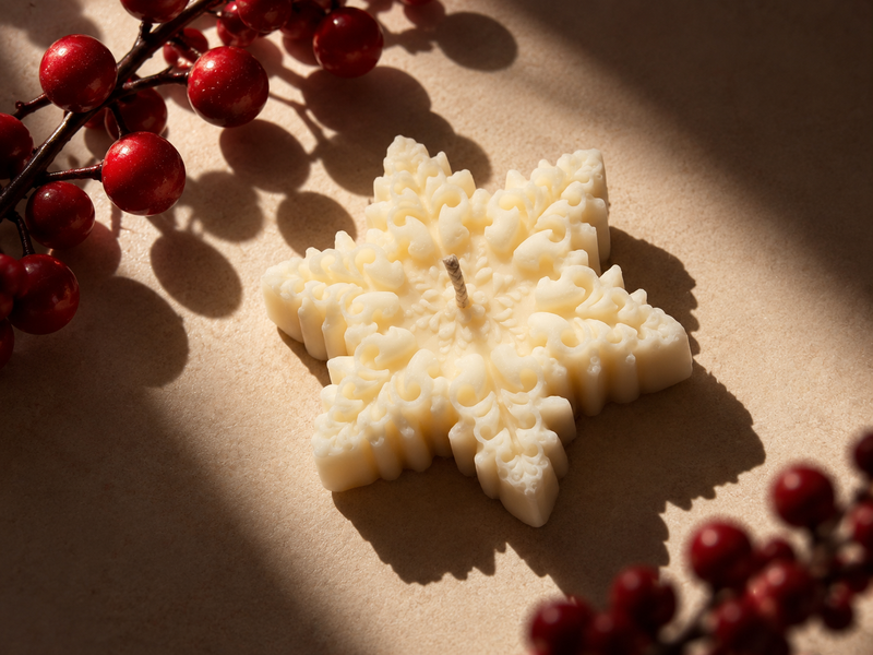Fiocco Mood Candles acceso - Natale 2026
