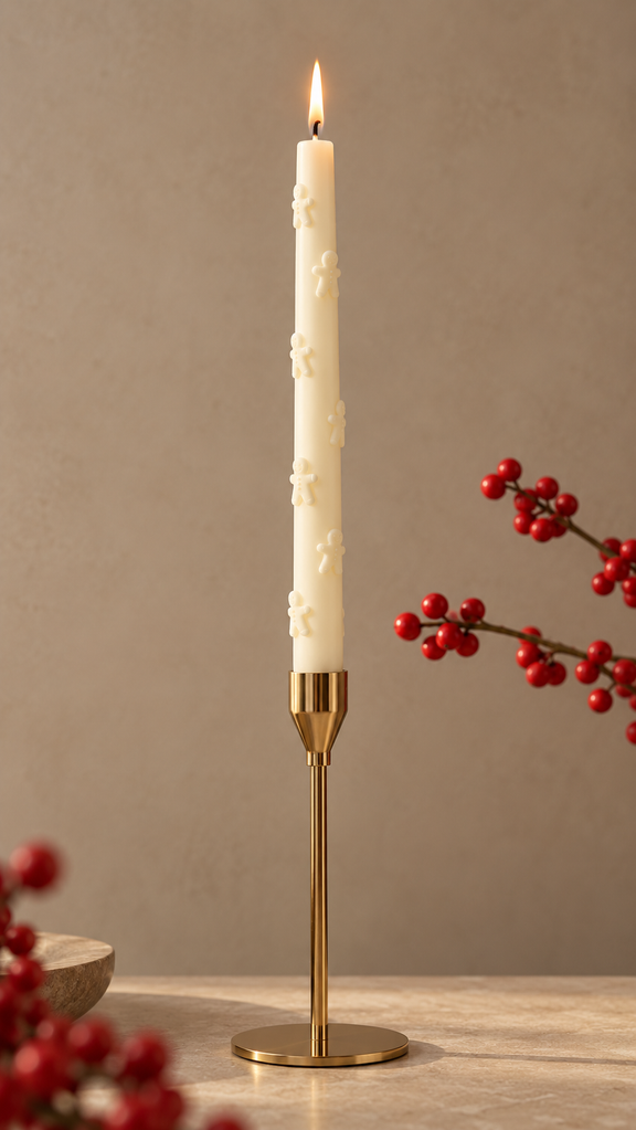 Racconti d'inverno Mood Candles - pan di zenzero accesa